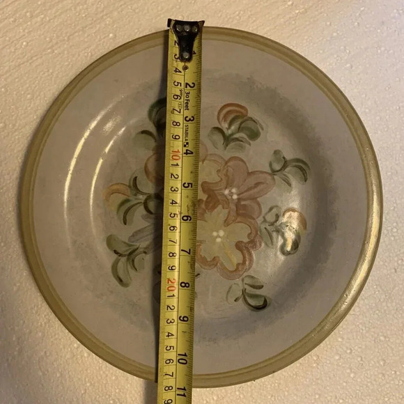 Replacement Louisville Pottery Hand Painted Flower 11” Plate - Made in USA - Picture 5 of 5